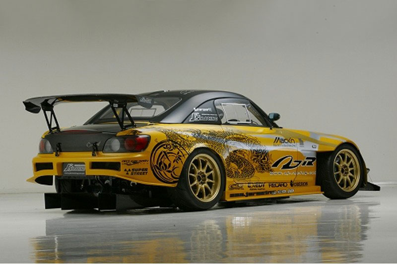 Антикрыло Js Racing 3D GT-Wing Type 1 из карбона для S2000 A. Антикрыло J&a...